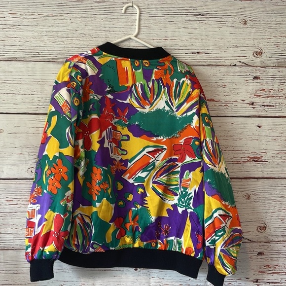Vintage Stefano world wide floral bomber jacket - Picture 7 of 13